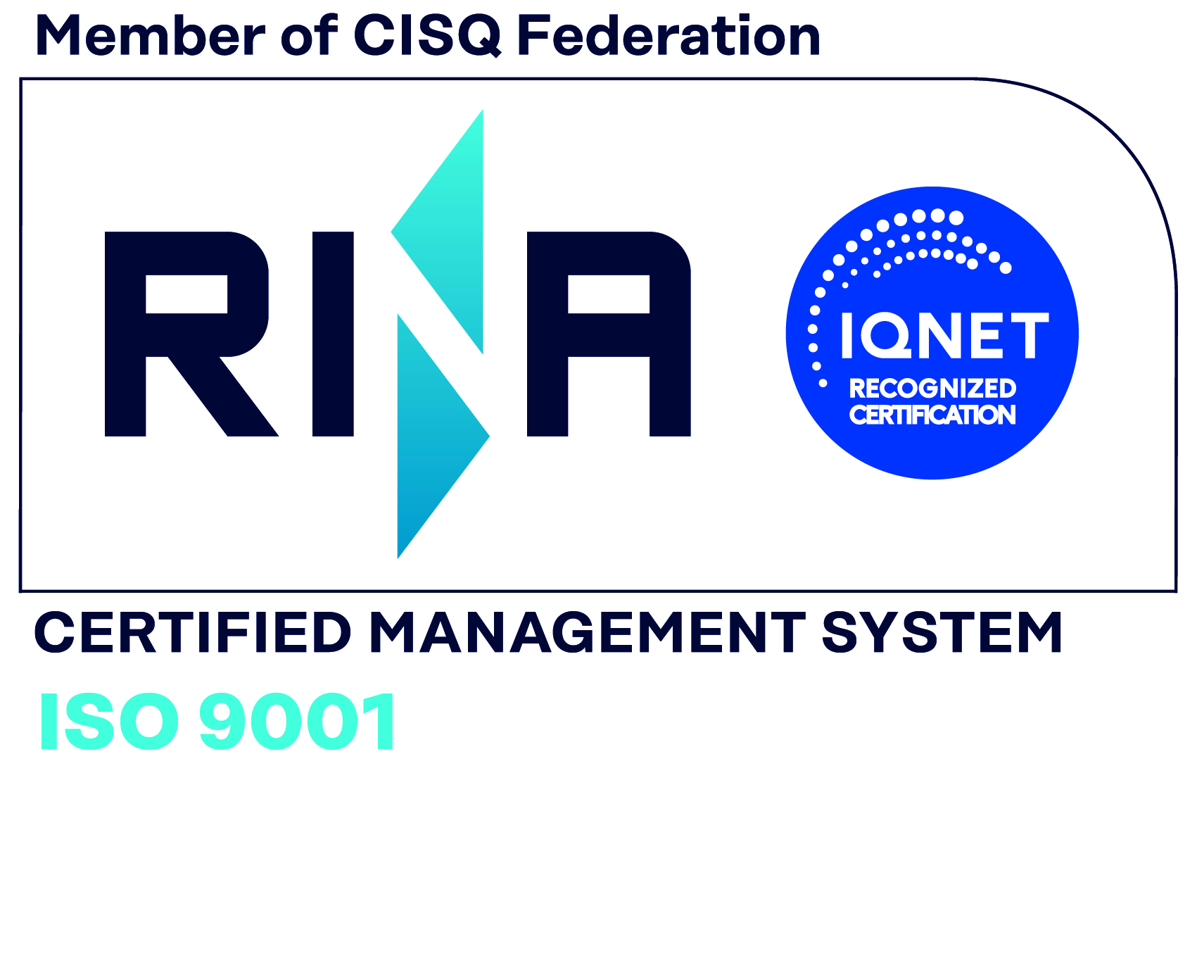 Logo System Certification ISO 9001