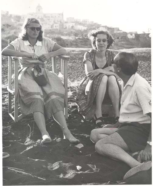 Ingrid Bergman con Roberto Rossellini