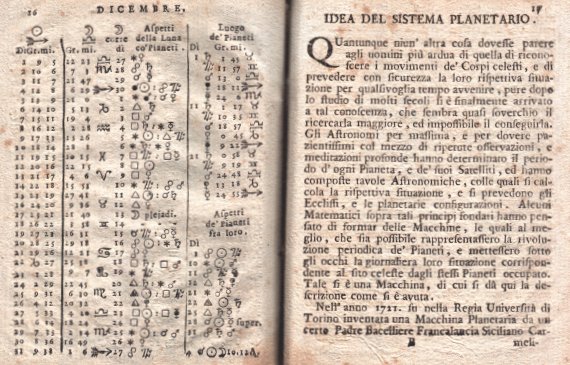 La Sibilla Celeste, 1763