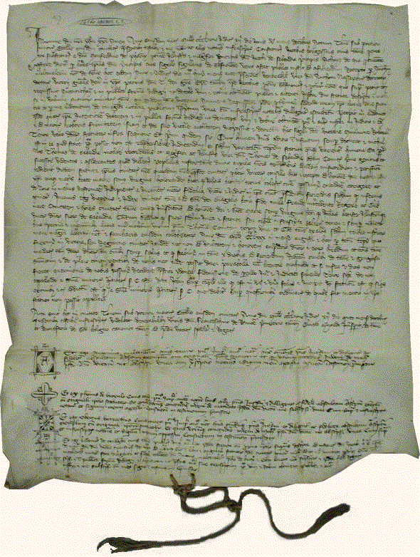 Foto n. 8: Copia autentica di due articoli dello Statuto della Città di Torino, anno 1359