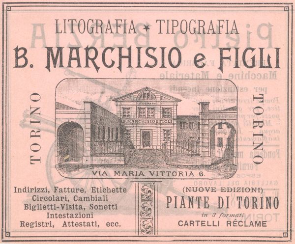 Pubblicità tipografia Marchisio