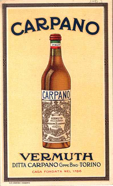 etichetta Carpano