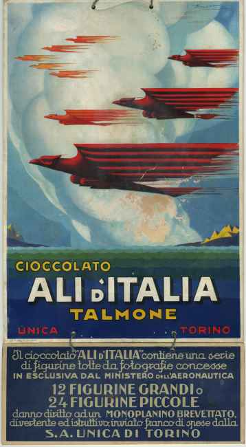 pubblicità cioccolato "Ali d'Italia"
