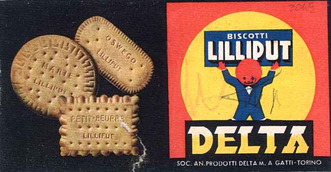 etichetta biscotti "Lilliput"