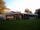 Parco Rignon-nuovo padiglione didella biblioteca di Villa Amoretti