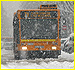mezzi pubblici durante la nevicata