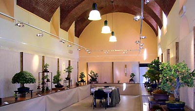 I locali del salone ex-scuderie al Parco della Tesoriera