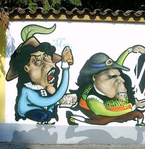 Foto graffiti Murarte via Borgosesia