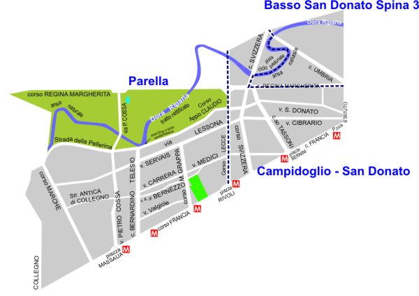 Mappa Commissioni di Quartiere