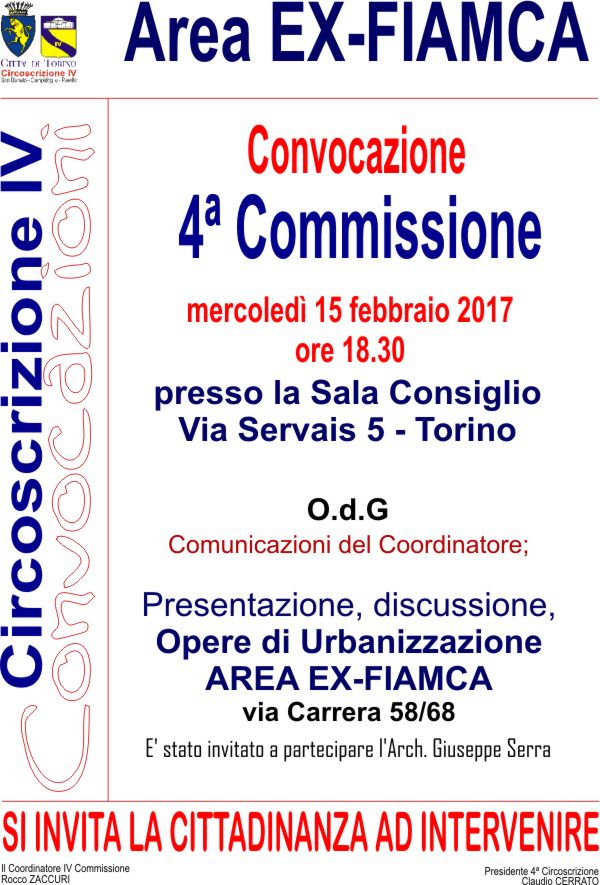 Convocazione IV Commissione