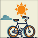 Bicicletta con sole