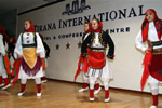 Nell’intervallo della conferenza, balli in costumi tipici regionali dell’Albania, in onore della delegazione italiana 2