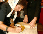 Taty Almeida - firma libro d'oro