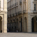 La piazza davanti a Palazzo Civico