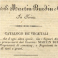 Catalogo de' vegetali - Fratelli Martin Burdin e C.