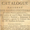 Catalogue Raisonn Des Arbres Fruitiers