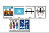 Un particolare della pagina iniziale della Convenzione ONU sui Diritti delle Persone con Disabilità. realizzata in CAA