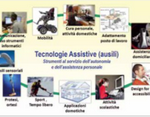 Una realizzazione grafica dedicata alle tecnologie assistive (ausili)
