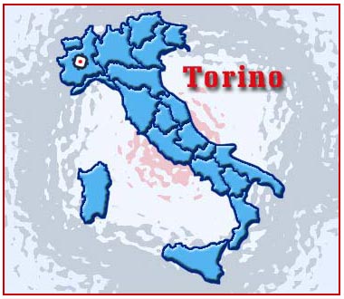 Una cartina geografica dell'Italia