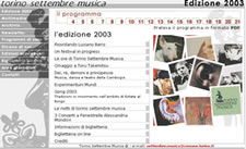 Home Page Edizione 2003
