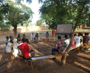 Scuola all'aperto in Burkina Faso