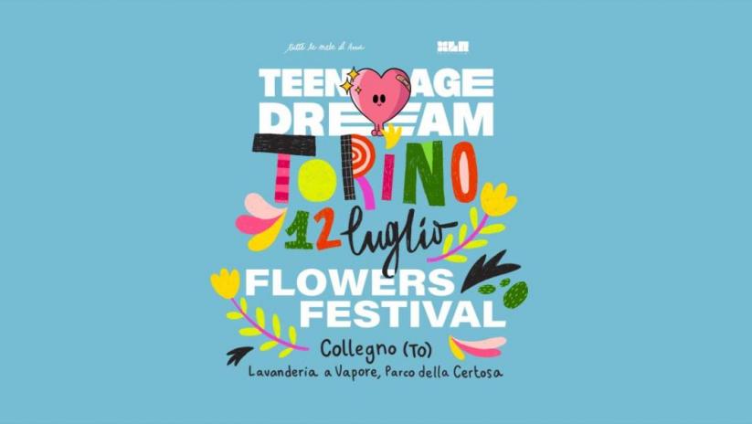 Locandina Teenage Dream Party Flowers Festival 
