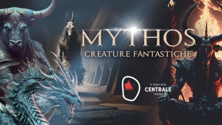 Locandina mostra Mythos: Creature Fantastiche
