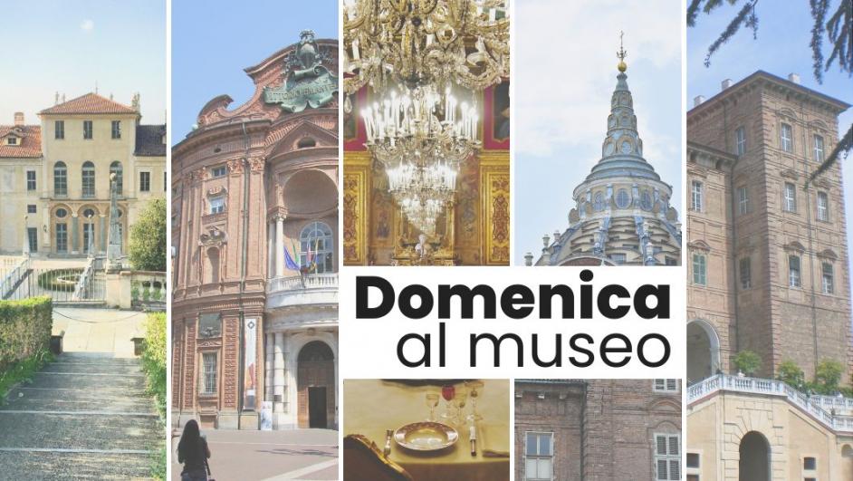Collage di Villa della Regina, Palazzo Carignano, Palazzo Reale, Cupola della Sindone, Castello di Agliè