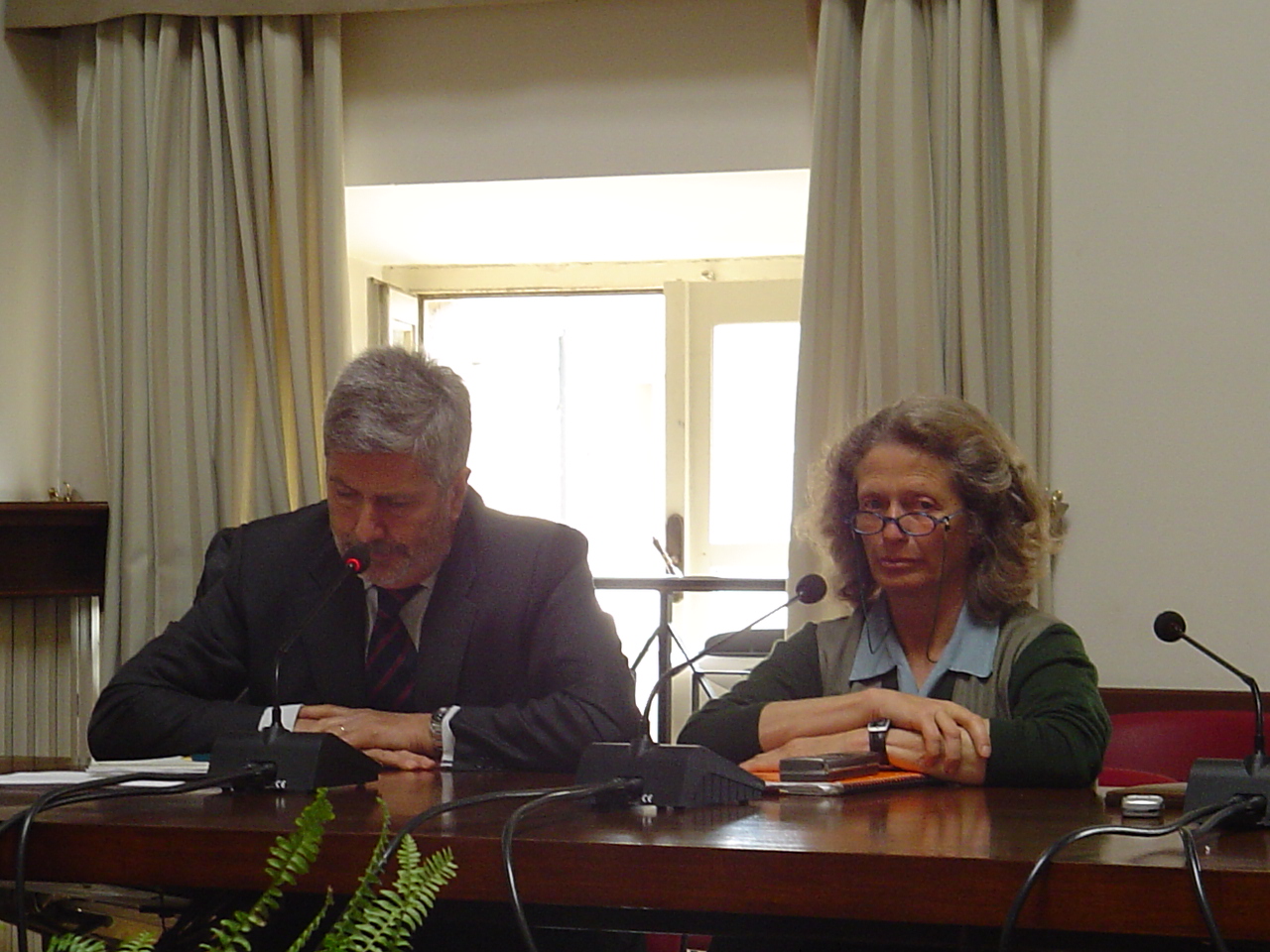 Tiziana Nasi e Dario Fabbro all'audizione della Commissione Olimpica