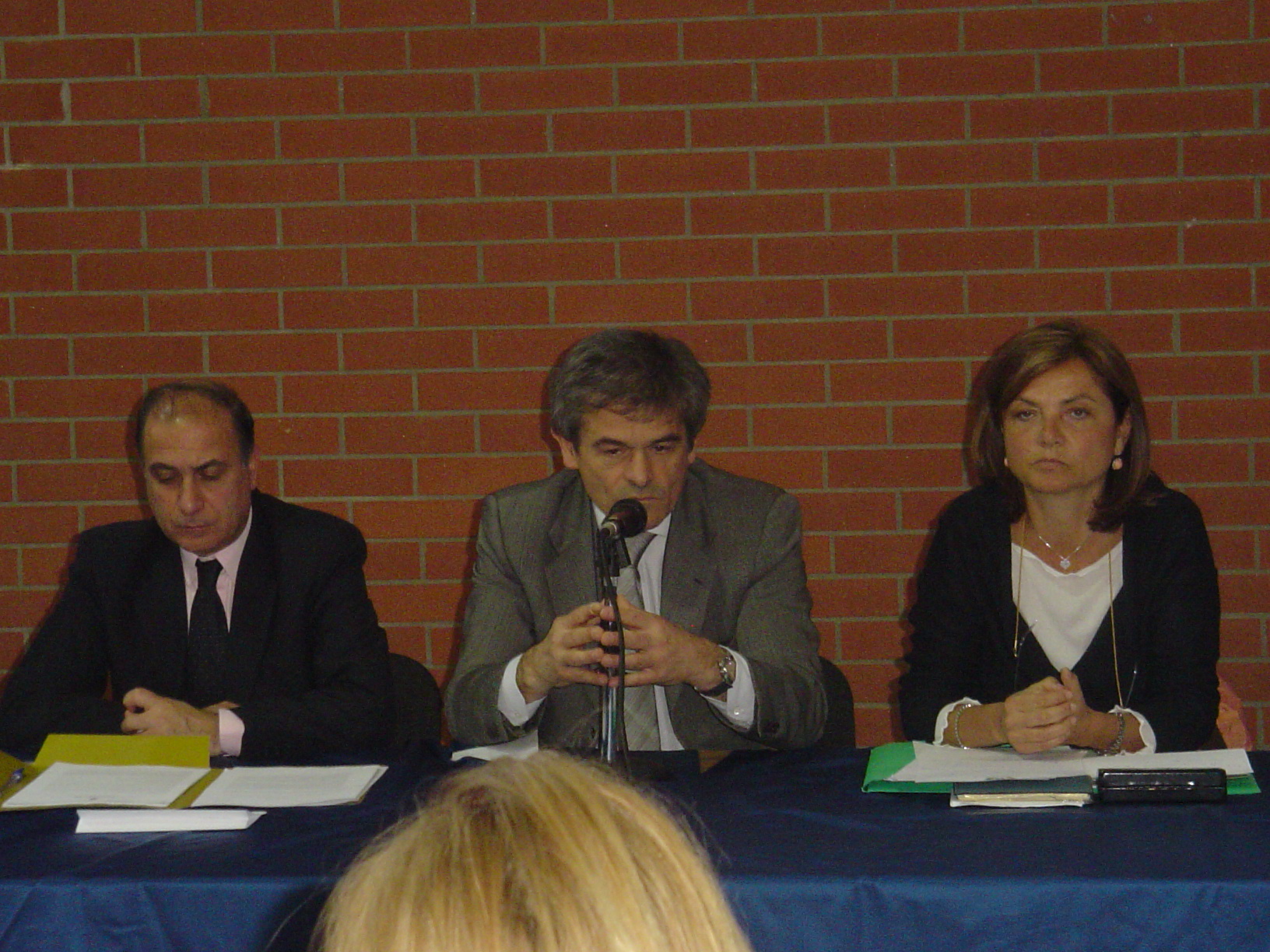 da destra Maria Pia Brunato, Sergio Chiamparino, Domenico Gallo, nella casa circondariale Lorusso e Cutugno  