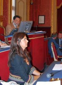 Laura Boldrini in Sala Rossa
